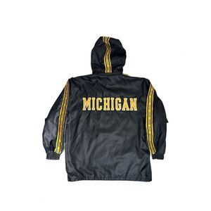 Vintage 90s University of Michigan TANK Windbreaker Jacket - XXL